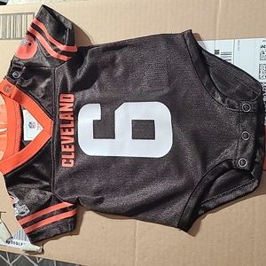 cleveland brown onsie jersey